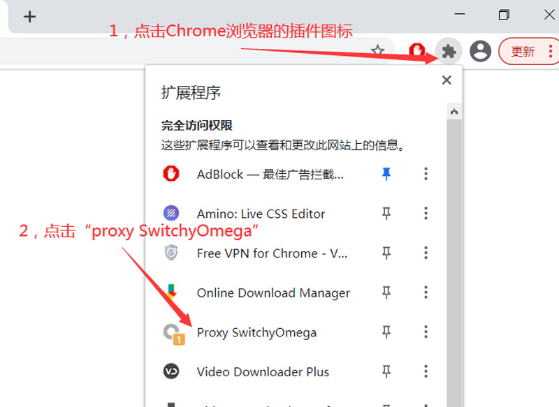 使用google插件proxy SwitchyOmega设置国外代理IP教程03